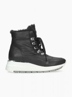 Czarne sneakersy damskie 7mil