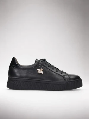 Czarne sneakersy damskie 7mil