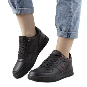 Czarne sneakersy damskie Cross Jeans Zemira