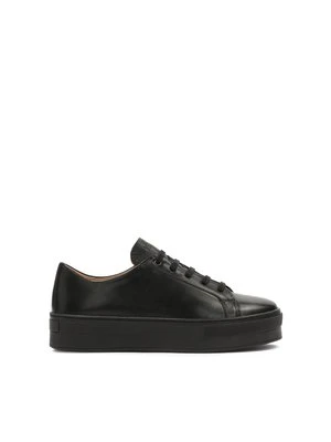 Czarne sneakersy damskie Kazar