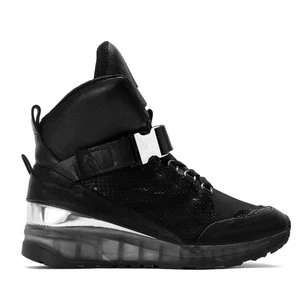 Czarne sneakersy damskie Kazar