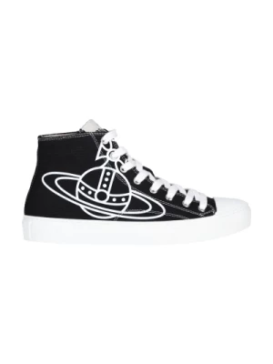 Czarne Sneakersy dla Mężczyzn Vivienne Westwood
