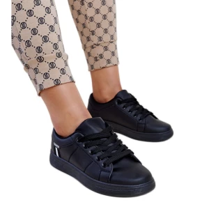 Czarne sneakersy eko skóra Devona Inna marka