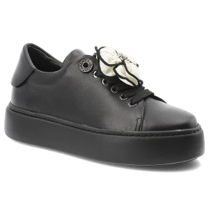 Czarne Sneakersy Karino Modne Obuwie Damskie