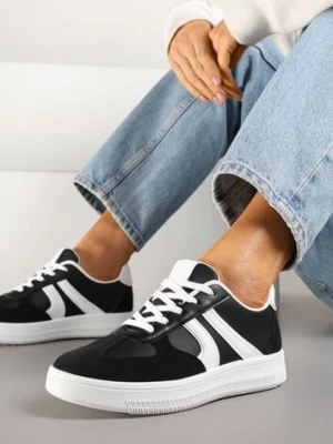 Czarne Sneakersy Klasyczne Tenisówki Setinora next step
