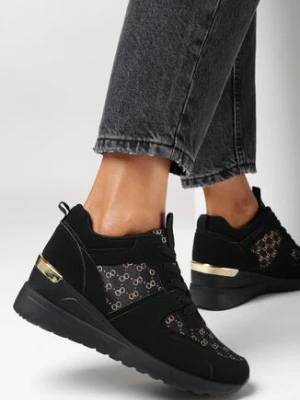 Czarne Sneakersy Tyrysus