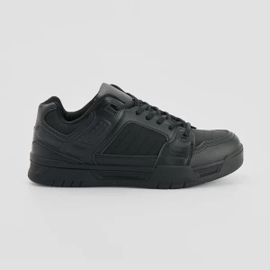 Czarne sneakersy z imitacji skóry House