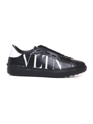 Czarne Sneakersy z Kontrastowym Logo Valentino Garavani