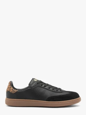 Czarne sneakersy z łączonych skór Brawo sp. z o.o.