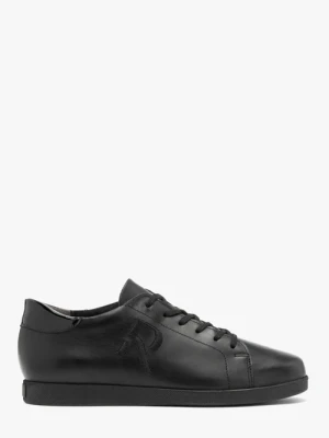 Czarne sneakersy ze skóry licowej RYŁKO