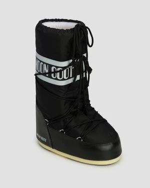 Czarne śniegowce Moon Boot Icon Low Nylon