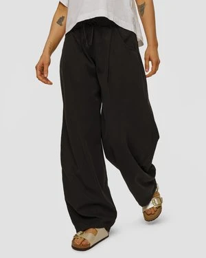 Czarne Spodnie Balloon Damskie Deha