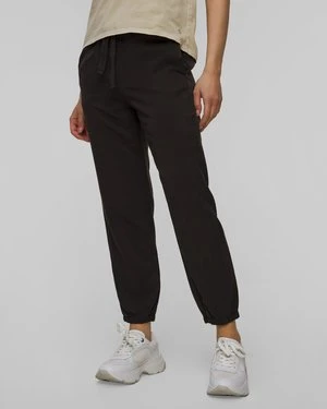 Czarne Spodnie Damskie Deha Z Twillu Tencel Lyocell