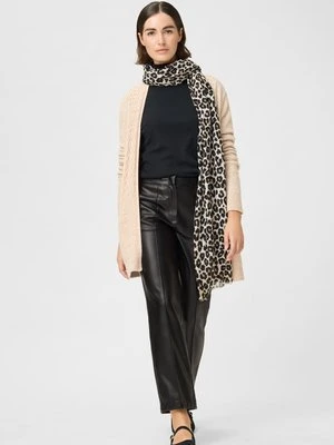 Czarne spodnie damskie Mona Straight ze sztucznej skóry – Urban Wild Olsen