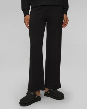 Czarne Spodnie Damskie Varley The Wide Leg Pant 30