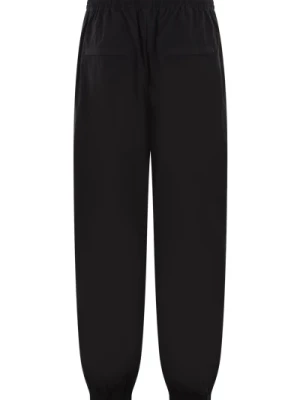 Czarne spodnie do joggingu z nadrukiem logo Puff Alexander Wang
