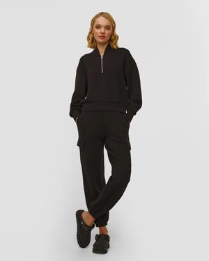 Czarne Spodnie Dresowe Cargo Damskie Varley The Cargo Pant 27.5