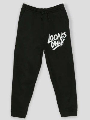 Czarne spodnie dresowe LOCALS ONLY Reporter