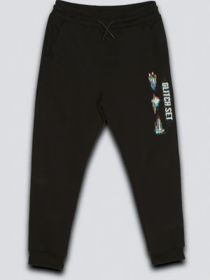 Czarne spodnie dresowe Reporter