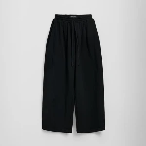 Czarne spodnie dresowe super baggy z grubej dzininy heavy weight House