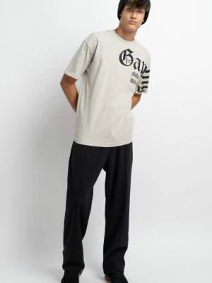 Czarne spodnie dresowe z szerokimi nogawkami Reporter