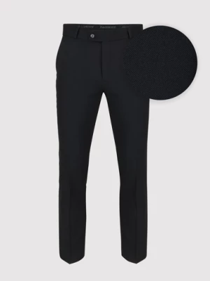 Czarne spodnie garniturowe P22SP-6G-026-C-S Pako Lorente