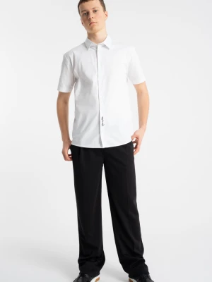 Czarne spodnie garniturowe REGULAR Reporter