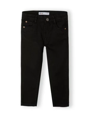 Czarne spodnie jeansowe dla chłopca - Minoti