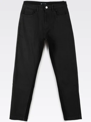 Czarne spodnie jeansowe SLIM Reporter