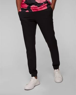 Czarne spodnie męskie J.Lindeberg Cuff Jogger Pant J Lindeberg