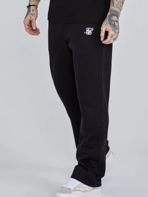 Czarne spodnie męskie track pants SikSilk