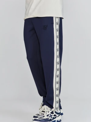 Czarne spodnie męskie track SikSilk