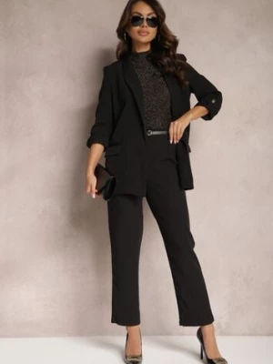 Czarne Spodnie Regular Namamn lily rose