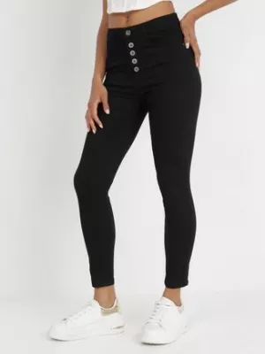 Czarne Spodnie Skinny Kyllienne daysie