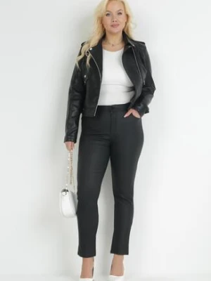 Czarne Spodnie Skinny Push Up Zami