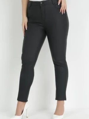 Czarne Spodnie Skinny Push Up Zami