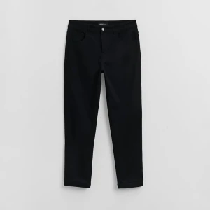 Czarne spodnie slim fit House