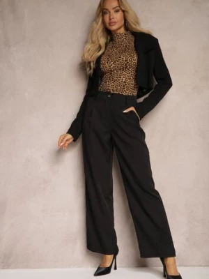 Czarne Spodnie Szerokie High Waist Gaye lily rose