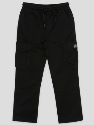 Czarne spodnie typu cargo Reporter