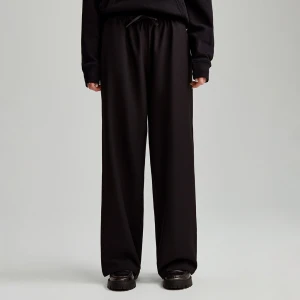 Czarne spodnie wide leg tailored House