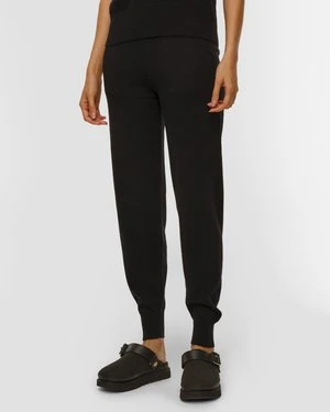 Czarne Spodnie Z Kaszmiru Damskie Allude