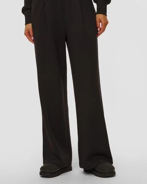Czarne Spodnie Z Wiskozy Damskie Varley The Extra Wide Leg Pant 29.5