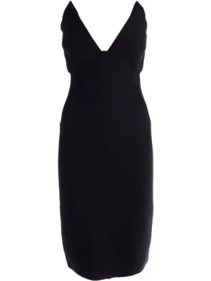 Czarne sukienki dla kobiet N21