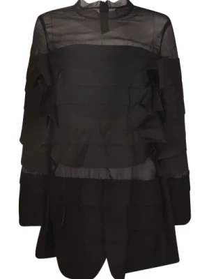 Czarne Sukienki dla Kobiet Sacai