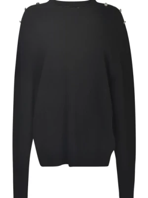 Czarne Swetry dla Mężczyzn Roberto Cavalli