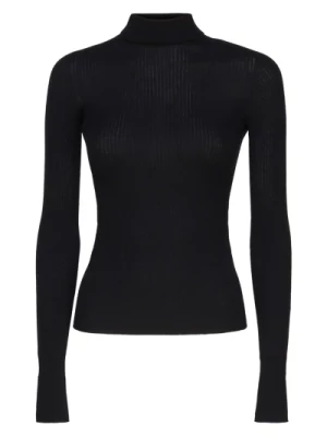 Czarne Swetry z Bawełny Sportmax
