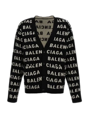 Czarne Swetry z Brzegiem Balenciaga