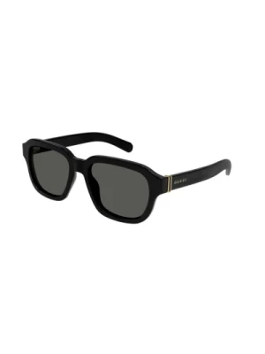 Czarne Szare Okulary Gg1508S Gucci