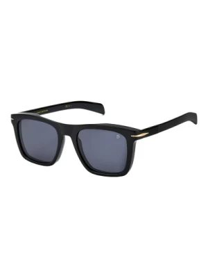 Czarne/Szare Okulary przeciwsłoneczne DB 7000/S Eyewear by David Beckham