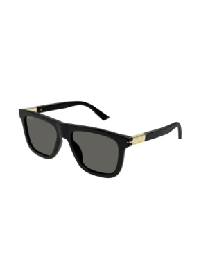 Czarne Szare Okulary przeciwsłoneczne Gg1502S Gucci